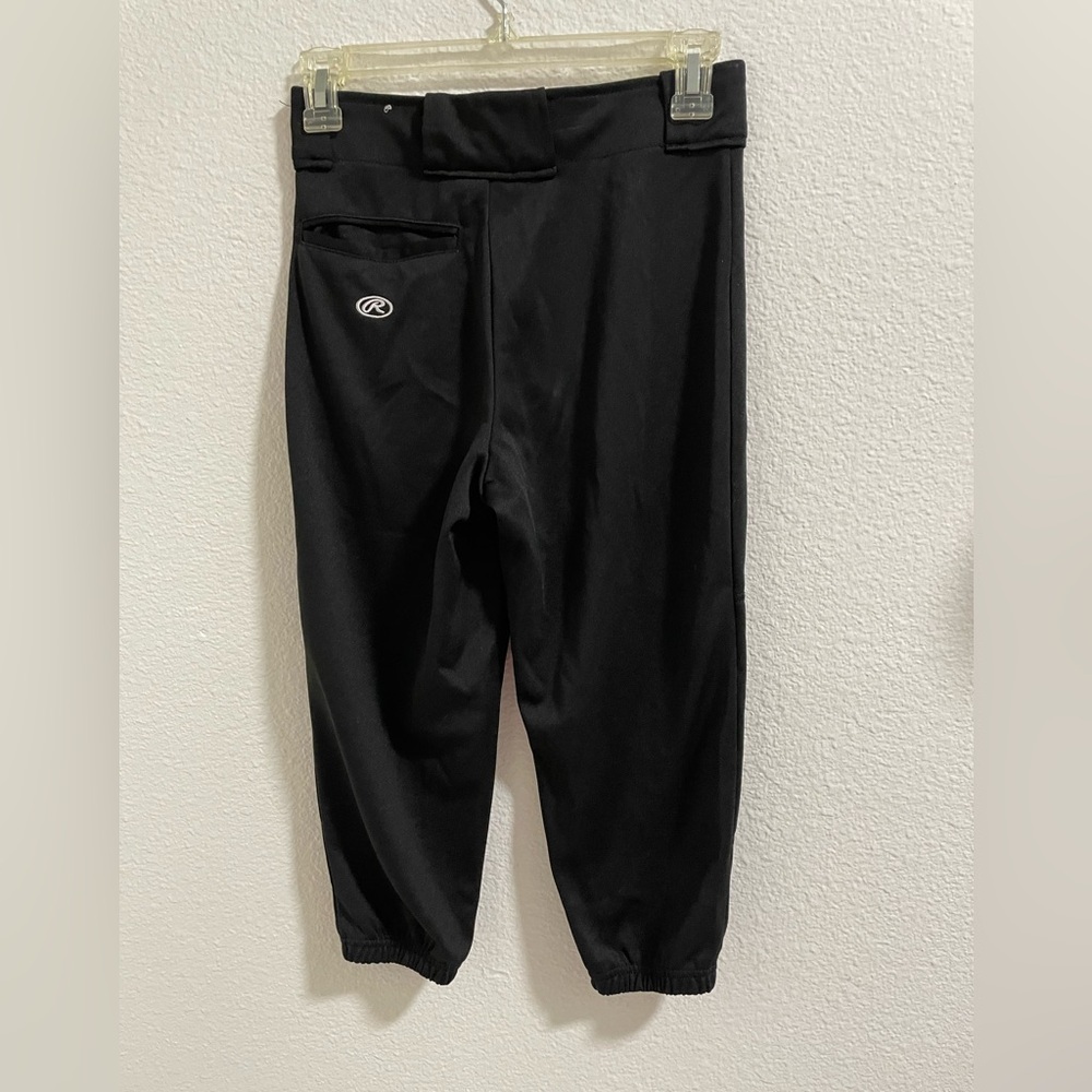 Rawlings Kids Black Baseball Pants